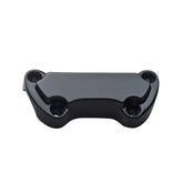 Custom Chrome Black Handlebar Top Clamp Standard Fits For Harley All Models Risers 1974-Up
